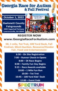 Georgia Race for Autism & Fall Festival @ Gwinnett County Fairgrounds