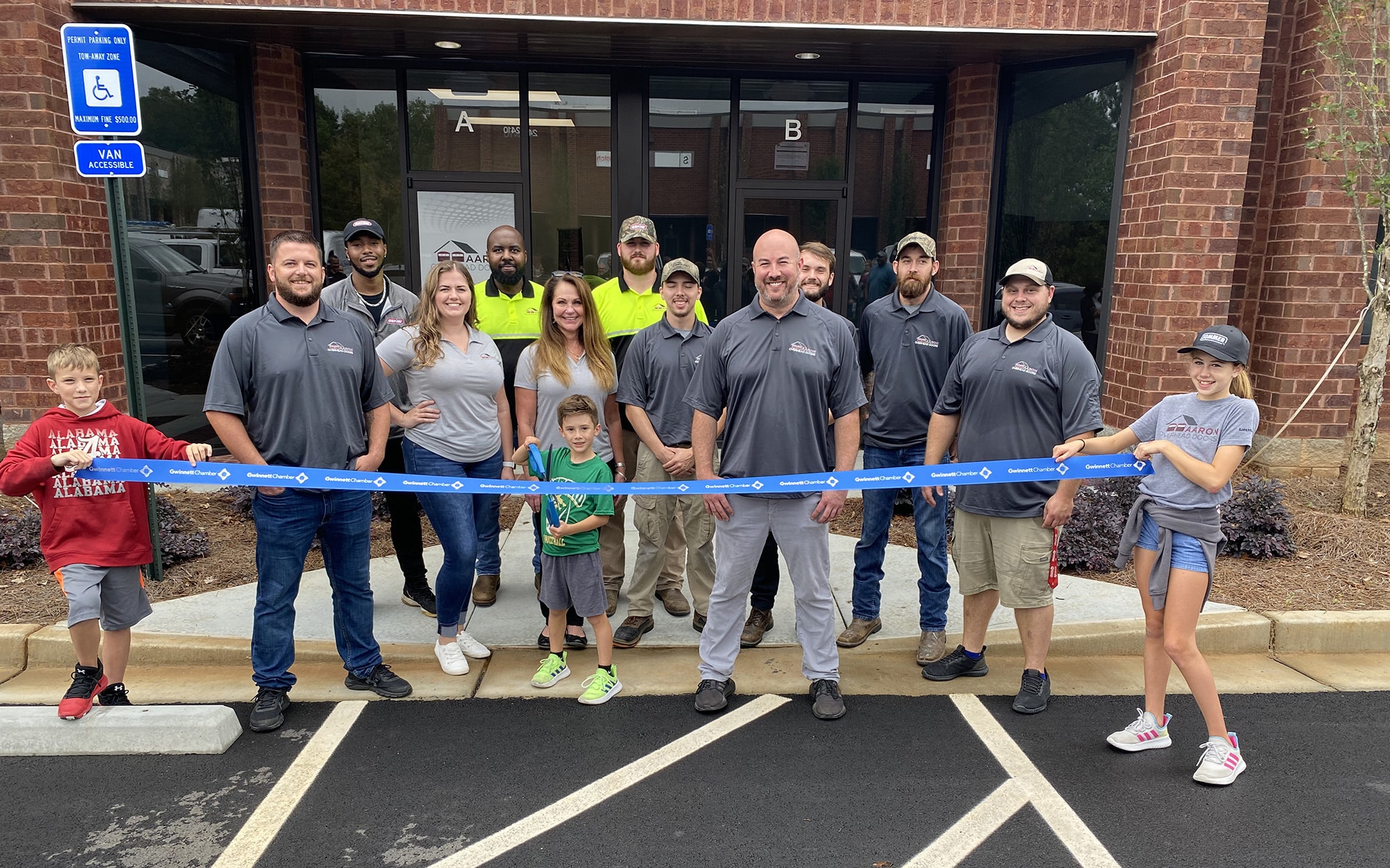Locally-owned Aaron Overhead Doors celebrates ribbon cutting