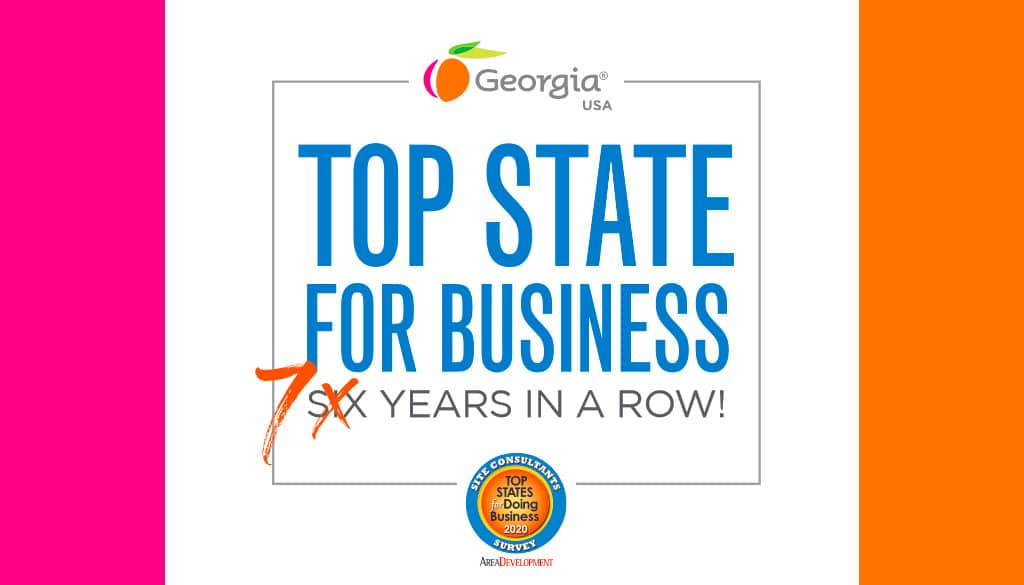 Georgia named ‘Top State for Doing Business’ for seventh consecutive year