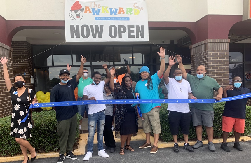 The Awkward Cup Sorbet, Smoothie & Juice Bar celebrates grand opening