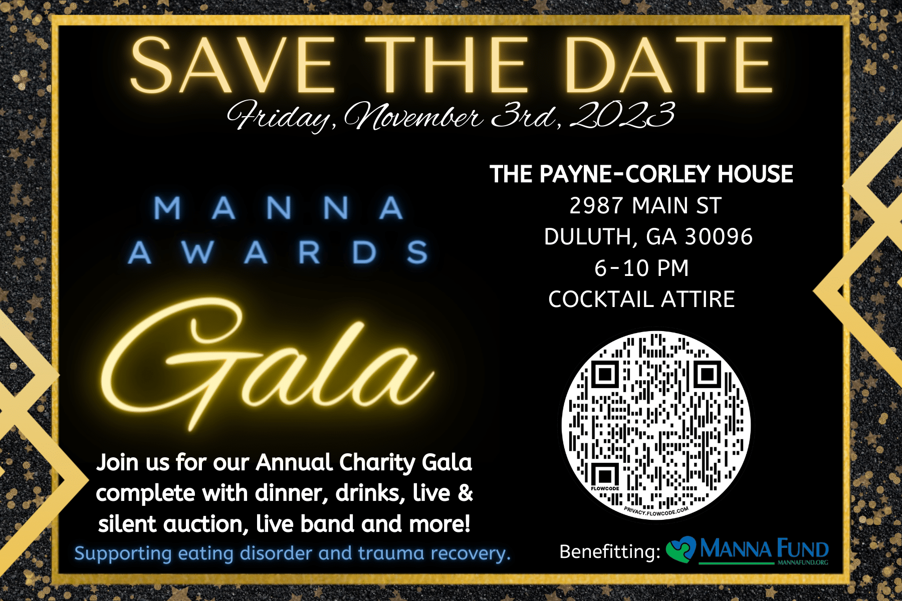 Manna Fund Gala @ Payne Corley House |  |  | 