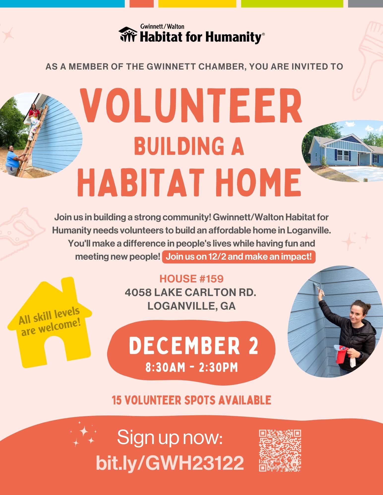 Volunteer Opportunity: Habitat for Humanity House #159, Loganville @ Habitat for Humanity House #159, Loganville |  |  | 