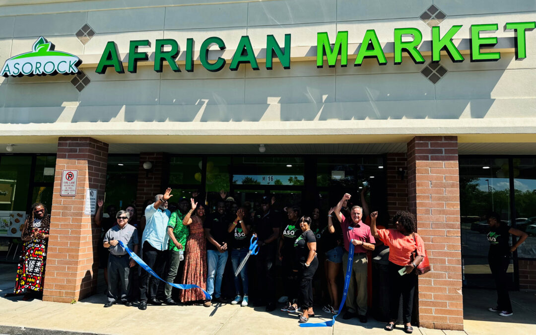 Ribbon Cutting- Aso Rock Market Atlanta