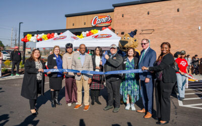 Ribbon Cutting – Raising Canes