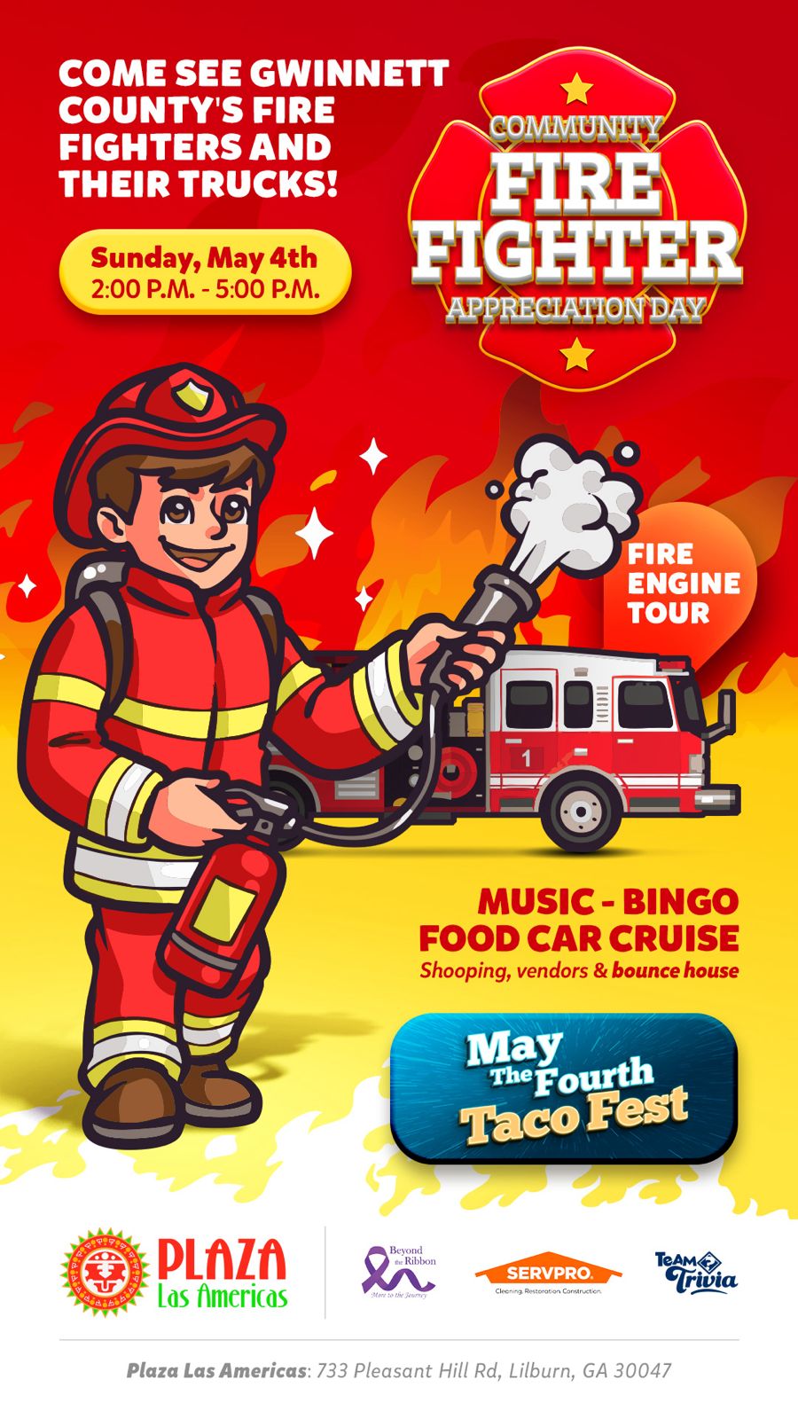 Gwinnett Fire Fighter Appreciation Day & Cinco De Mayo