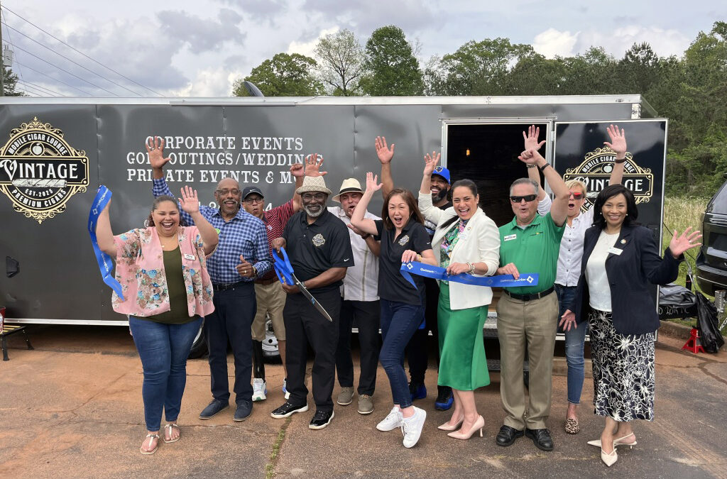Ribbon Cutting – Vintage Mobile Cigar Lounge