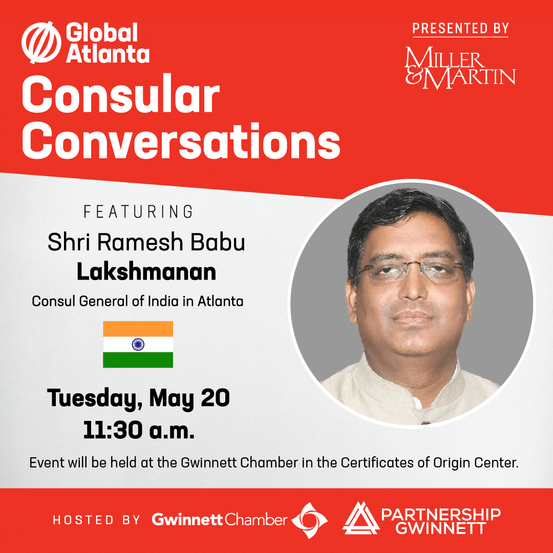 Global Atlanta Consular Conversations OTP: India @ Gwinnett Chamber
