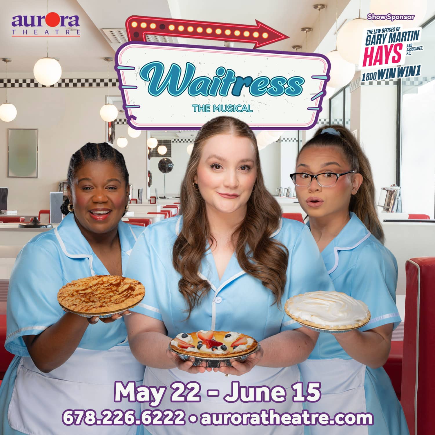 Aurora Theatre's Waitress the Musical @ Lawrenceville Arts Center | | |