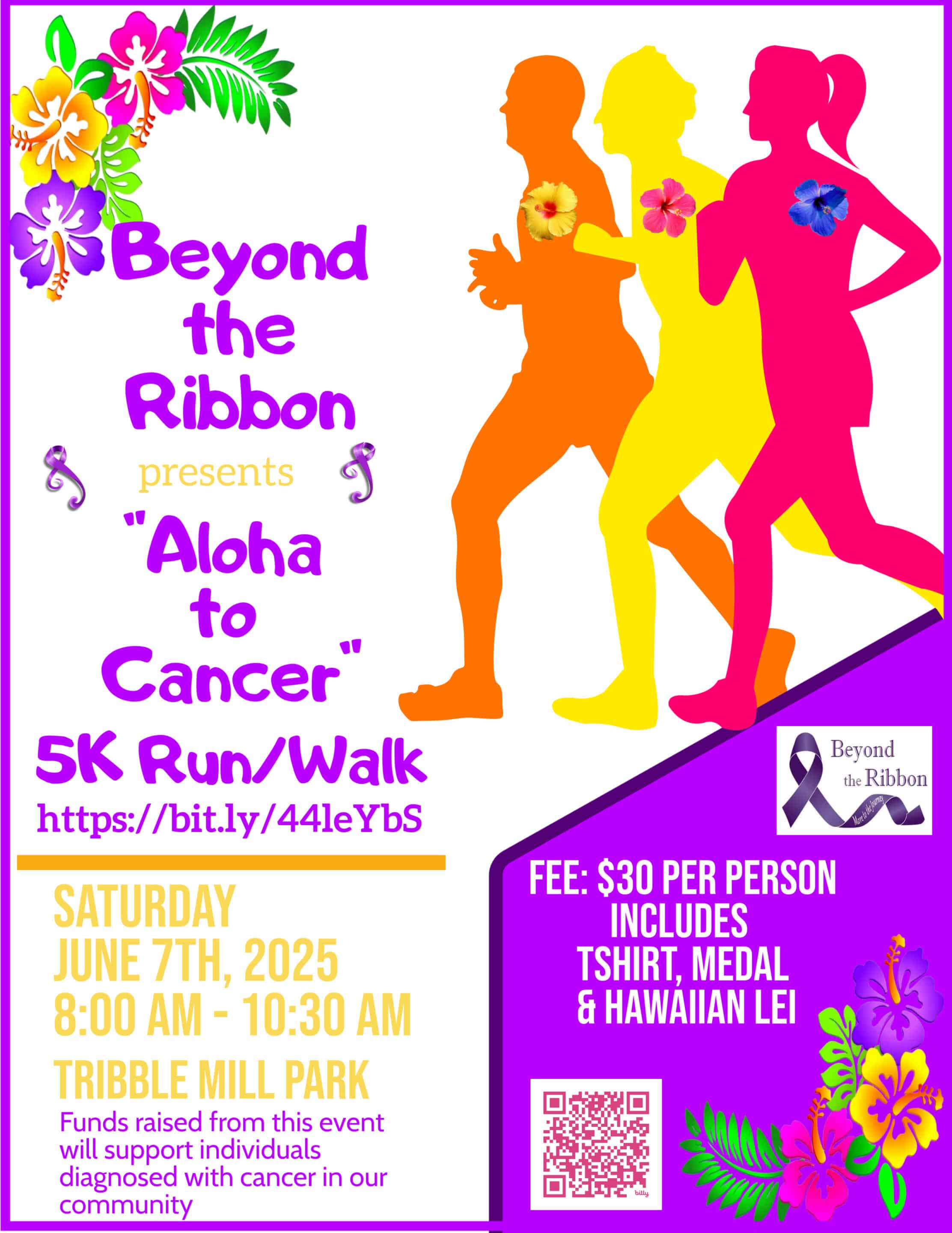 Aloha to Cancer 5K RunWalk @ Tribble Mill Park | | |