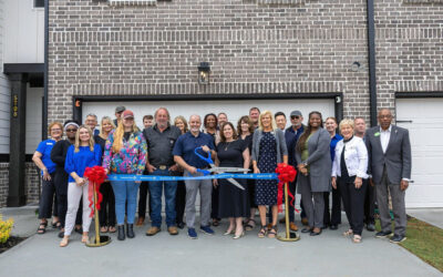 Ribbon Cutting – Peggy Slappy Properties Parkstone Row Townhomes