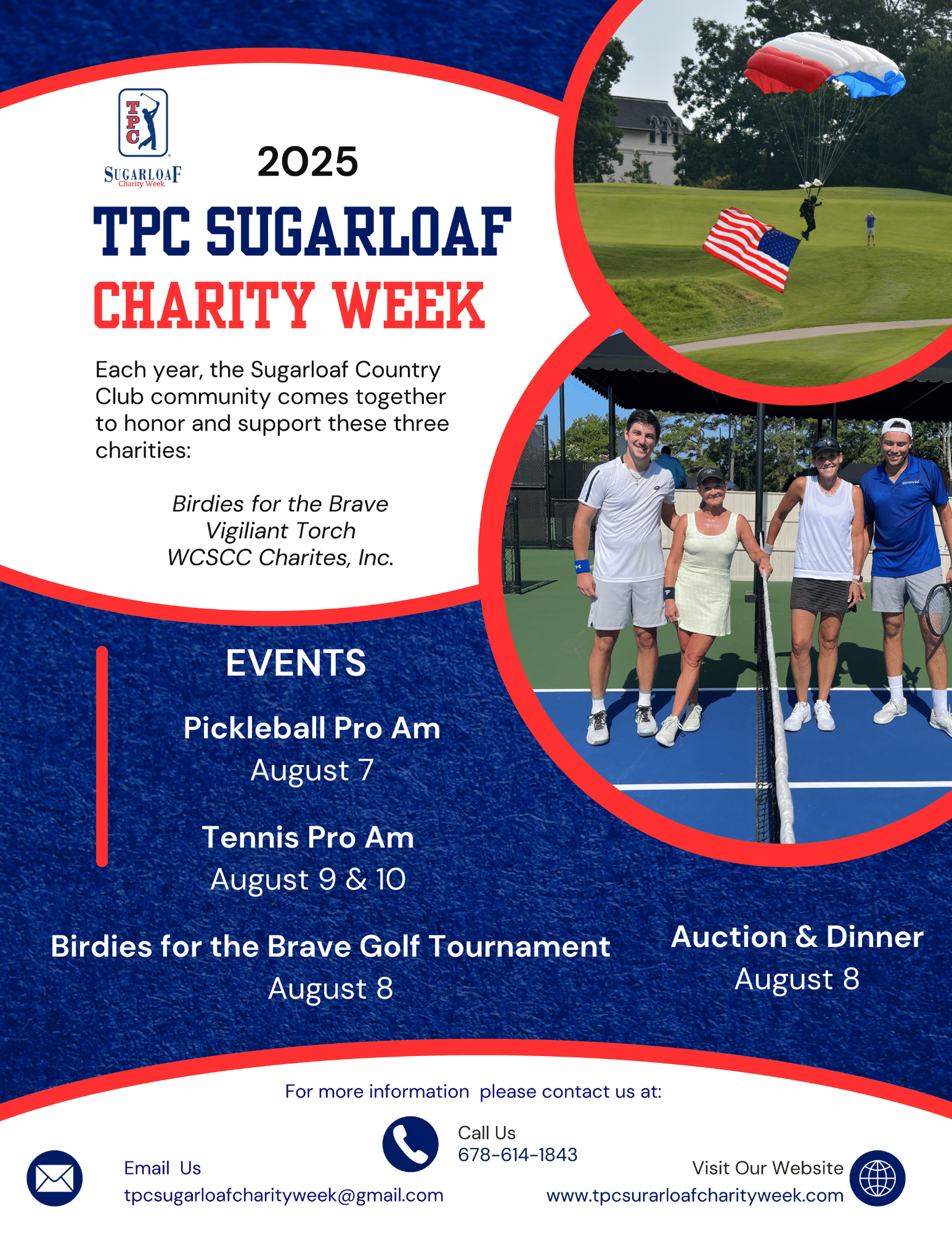 TPC Sugarloaf Charity Week - Tennis Pro Am @ TPC Sugarloaf Lifestyle Center |  |  | 